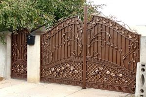 Красивые кованые ворота (фото)